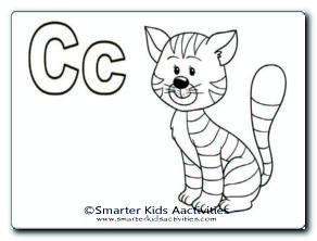 Letter C Colouring Pages-04