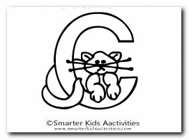 Letter C Colouring Pages-01