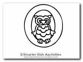 Letter O Colouring Pages-01