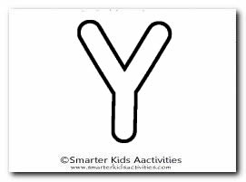 Letter Y Colouring Pages-02