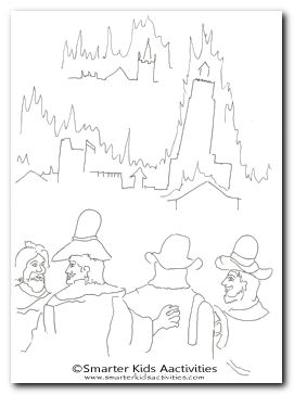 Bonfire Night Colouring Page-05