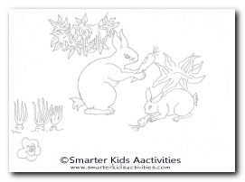 Year of the Rabbit Colouring Pages-03