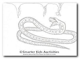 Year of the Snake Colouring Pages-04