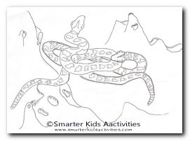 Year of the Snake Colouring Pages-05