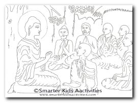 Vesak Colouring Pages-01