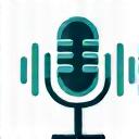 Microphone with broadcast waves